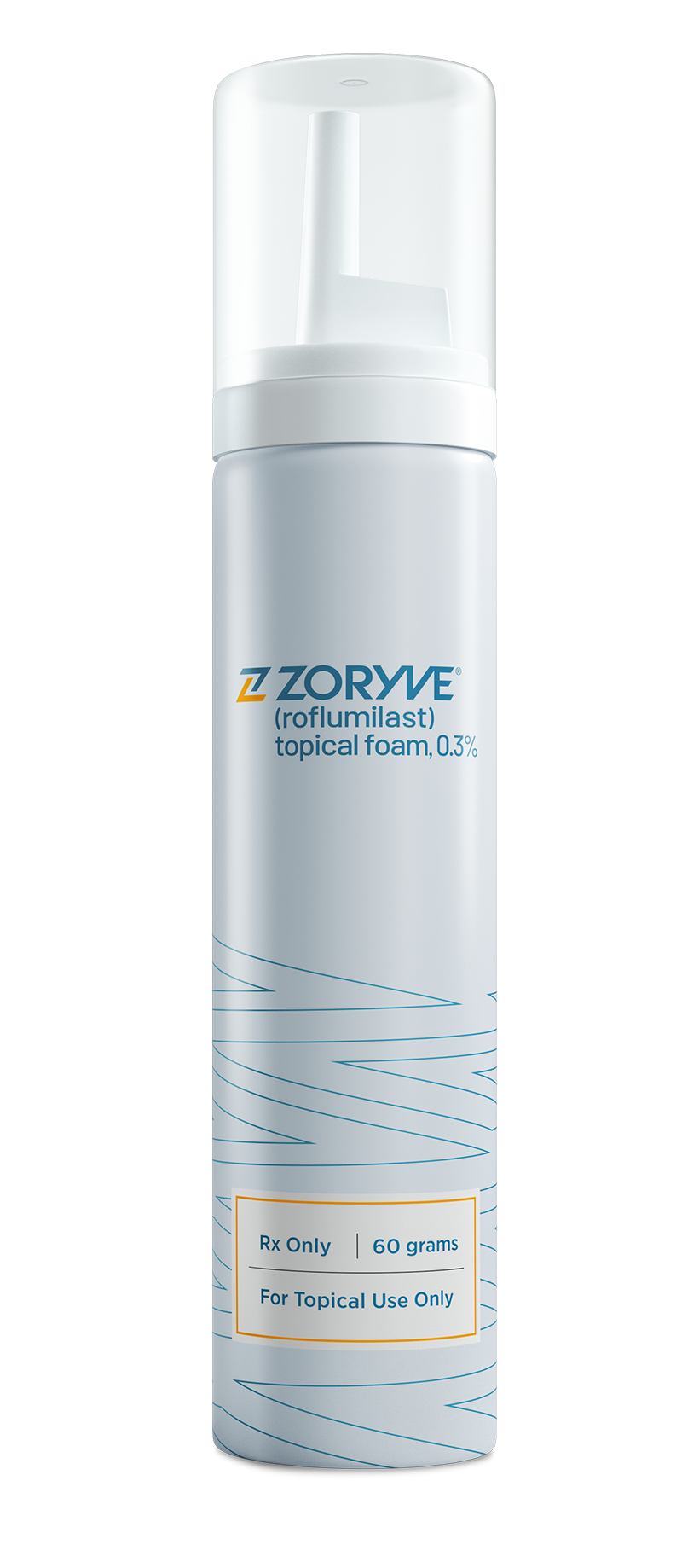 ZORYVE (roflumilast) topical foam, 0.3% canister 